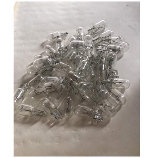 Bóng sương mù xe máy chân T10 / bóng đồng hồ Wave , Dream