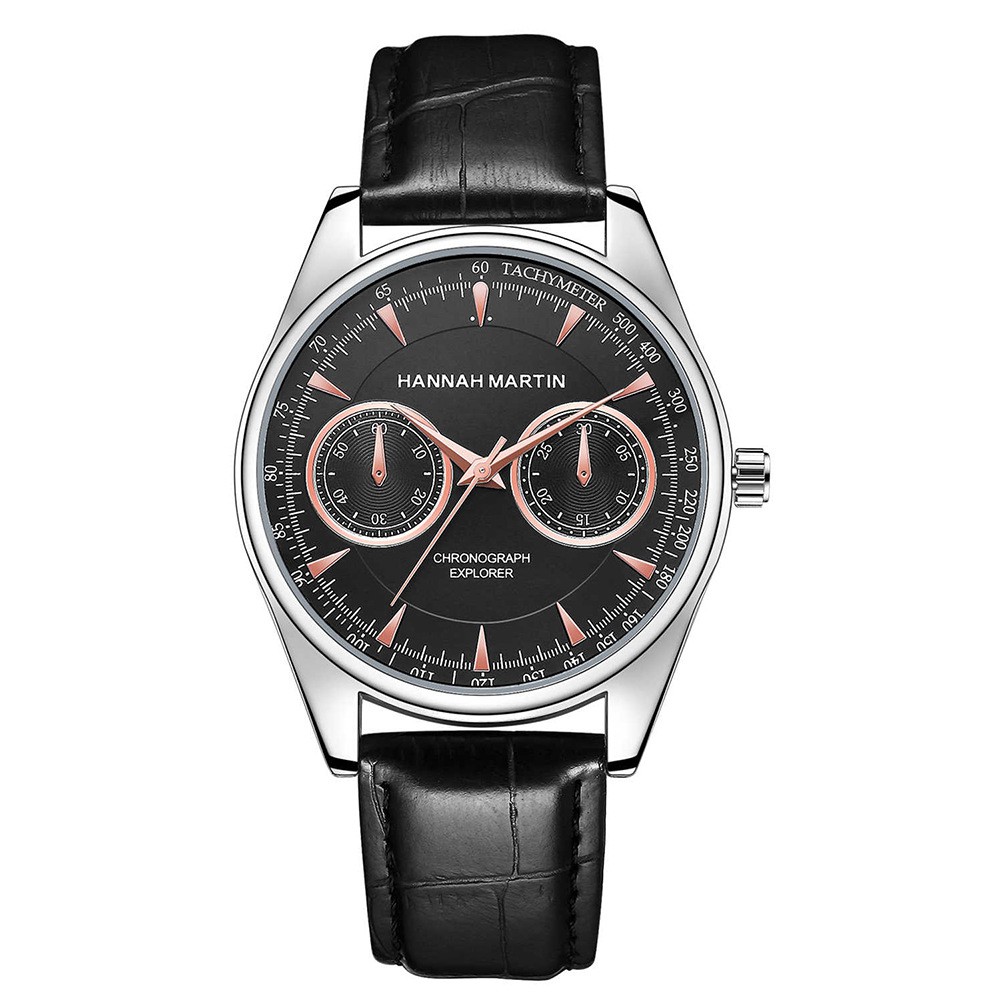 Đồng Hồ Dây Da Nam HANNAH MARTIN HM12 cao Cấp - Nam Tính Trẻ Trung Năng Động Thiết Kế Sang Trọng | BigBuy360 - bigbuy360.vn