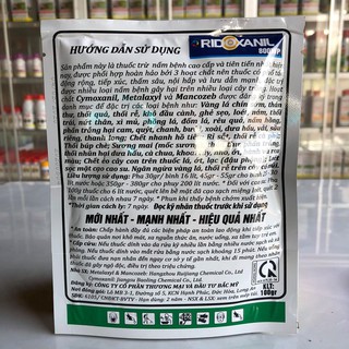 Thuốc trừ bệnh Ridoxanil 500g