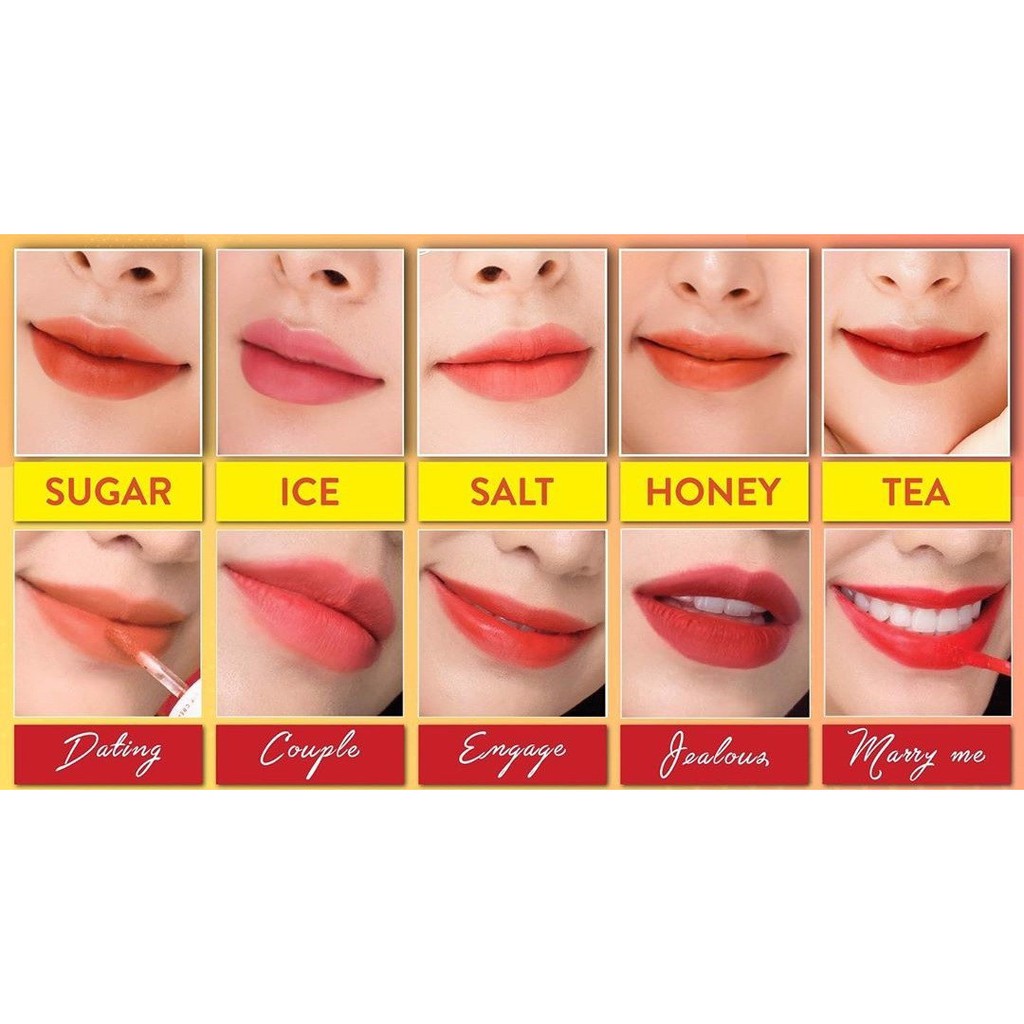 Son Kem Hai Đầu Lemonade Perfect Couple Lip 4g