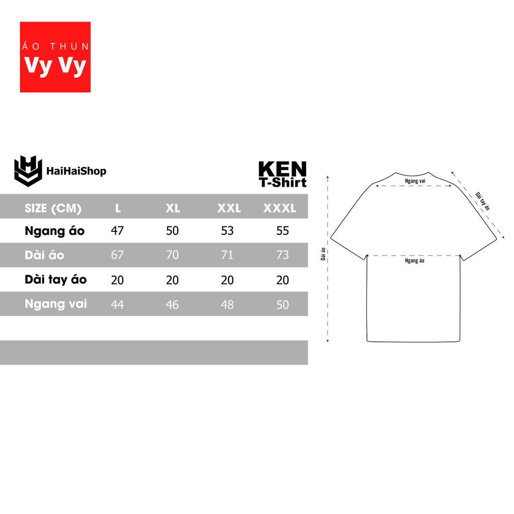 Áo Thun Phản Quang Chó Sói Hades Cotton 75% Form Rộng Unisex HaiHaiShop, Ken T-Shirt.