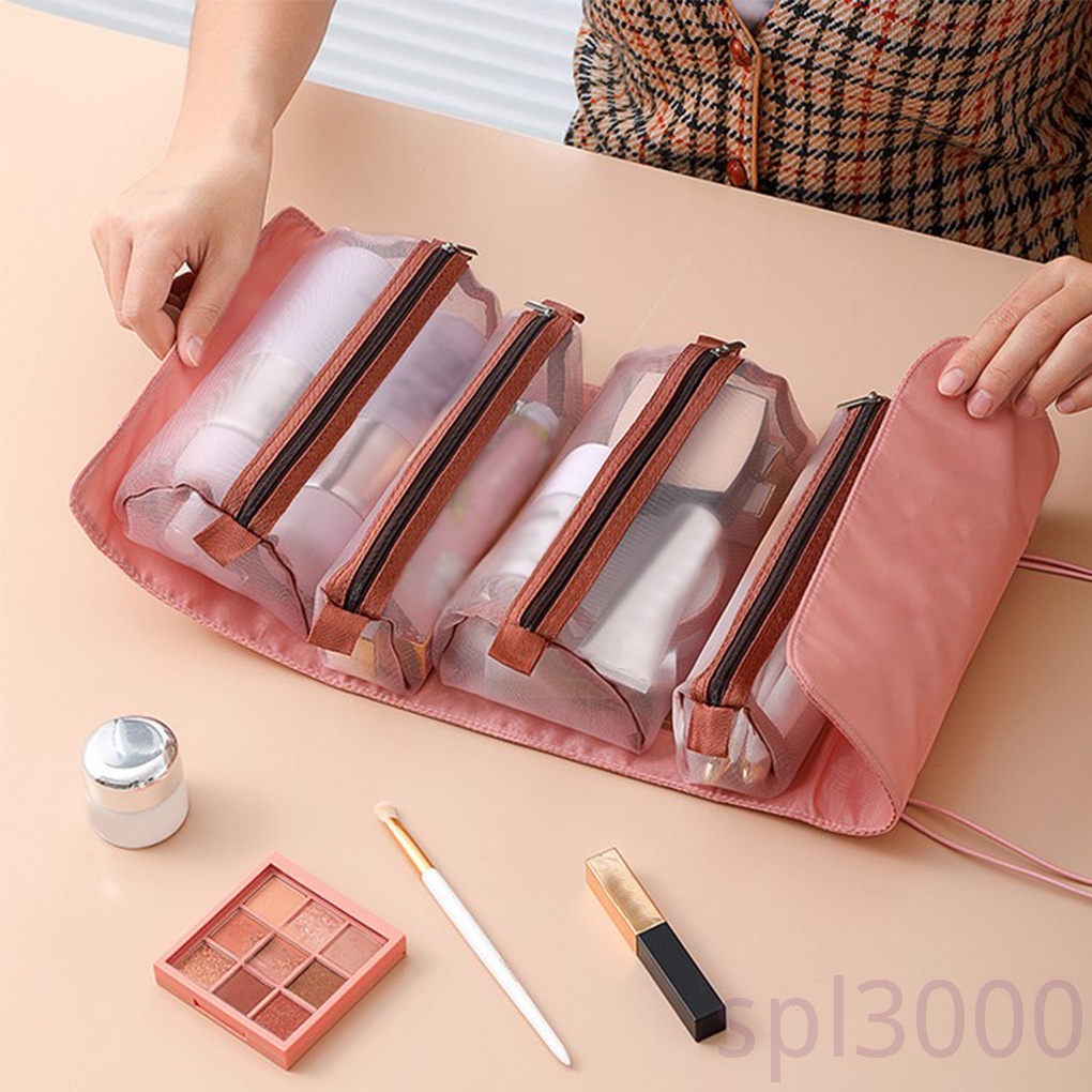 Túi đựng mỹ phẩm du lịch tiện lợi tùy chọn màu sắc