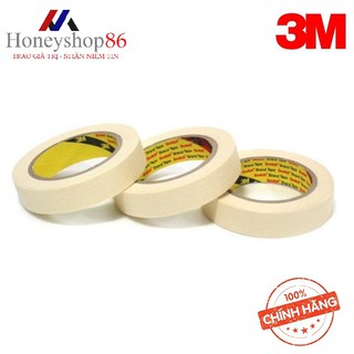 Băng keo - băng dính giấy đa năng 3M Masking Tape 2600 Trắng  (20mmx30m) HONEYSHOP86