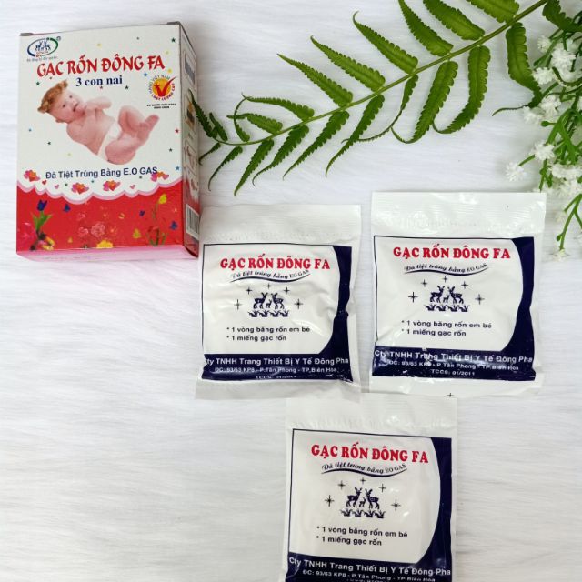 Băng rốn Đông Pha, hộp 3 cái