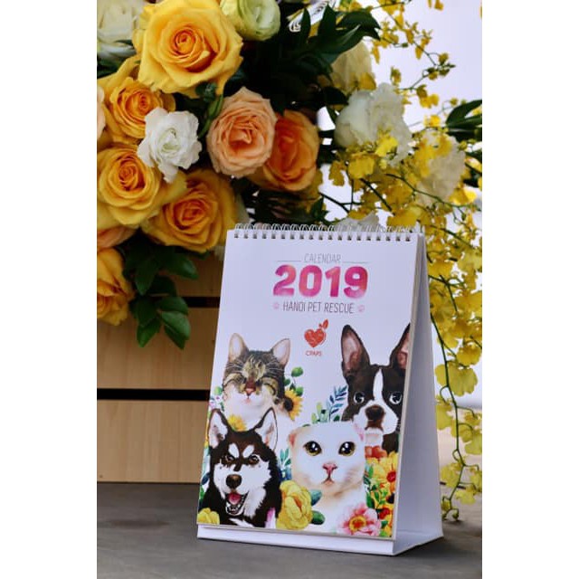 Lịch để bàn 2019