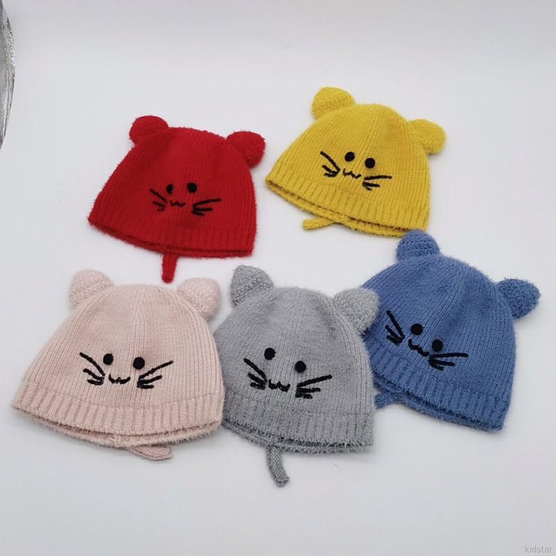 Mũ len giữ ấm phong cách mùa đông cho bé trai và bé gái