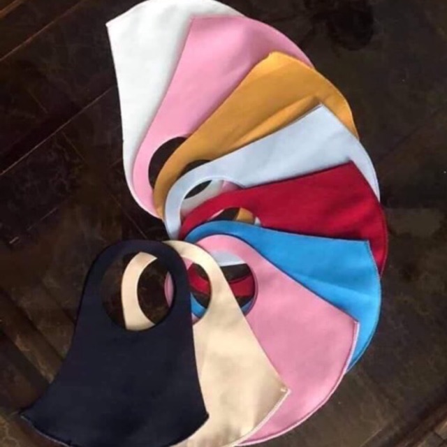 Khẩu Trang Vải Poly 2 da - Co giãn 4 chiều 3D Mask Chính Phẩm