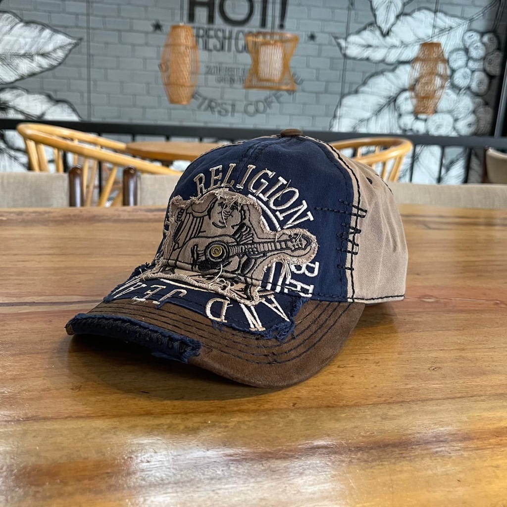 Nón ông địa - Mũ lưỡi trai True Religon hàng đẹp