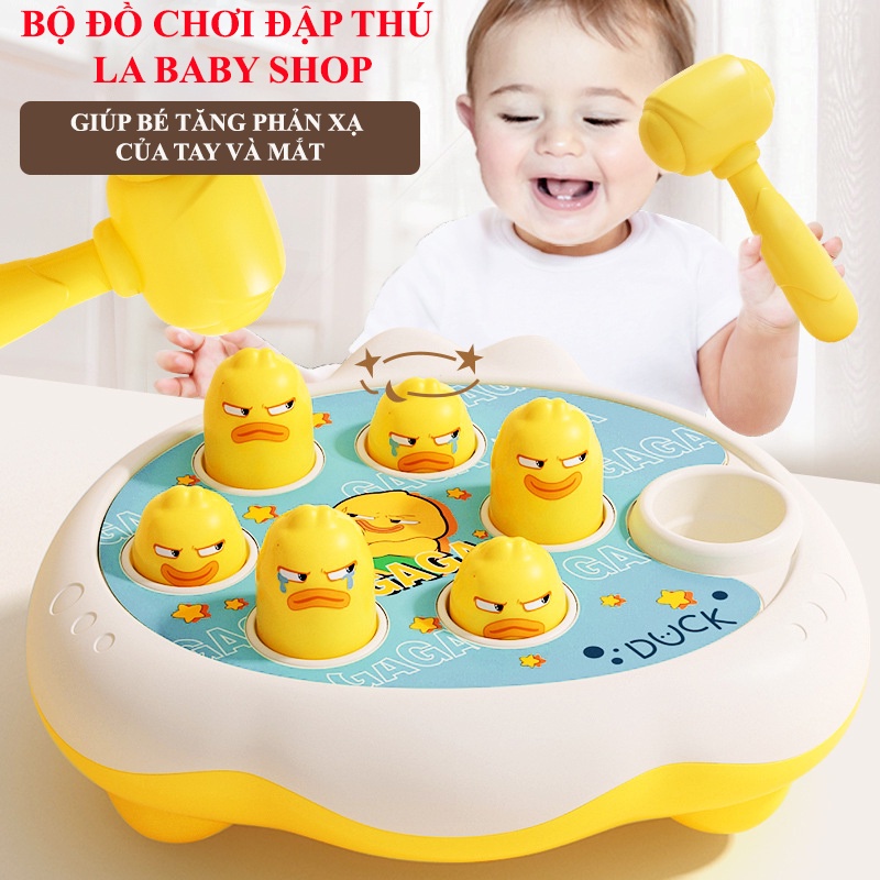 Đồ Chơi Đập Chuột Thú Cưng Ếch,Lợn,Vịt Cho Bé,Tăng Khả Năng Phản Xạ Cho Bé,Cho Bé Phát Triển Não Bộ 1-5 Tuổi
