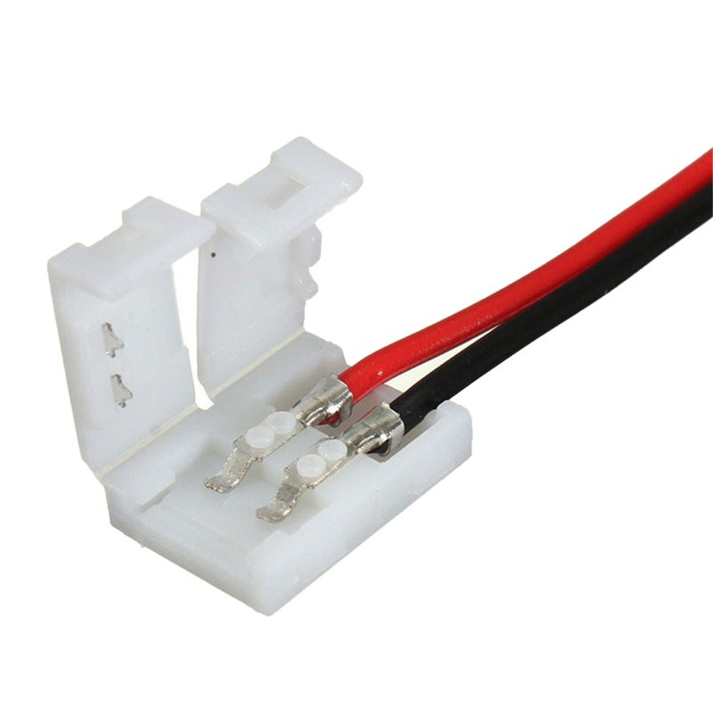 Set 10 Đầu Nối Dây Đèn LED PCB 2 Pin 3528 / 5050 Màu Sắc Tiện Dụng