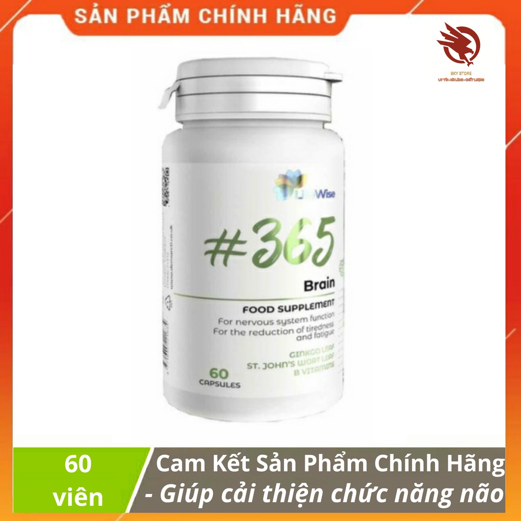 [ CHÍNH HÃNG ] - LifeWise #365 Brain - Cải thiện chức năng não giảm căng thẳng