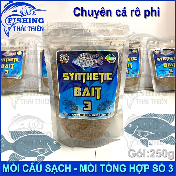 Mồi Câu Cá Tổng Hợp Số 3 Chuyên Dùng Câu Cá Rô Phi