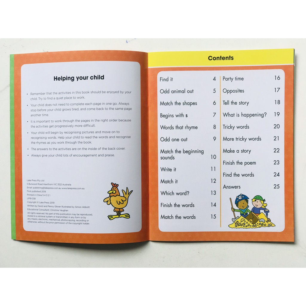 Sách - Gold Stars Wipe Clean Reading - Học tiếng anh - nghe và đọc tiếng anh ( 3 - 5 tuổi )