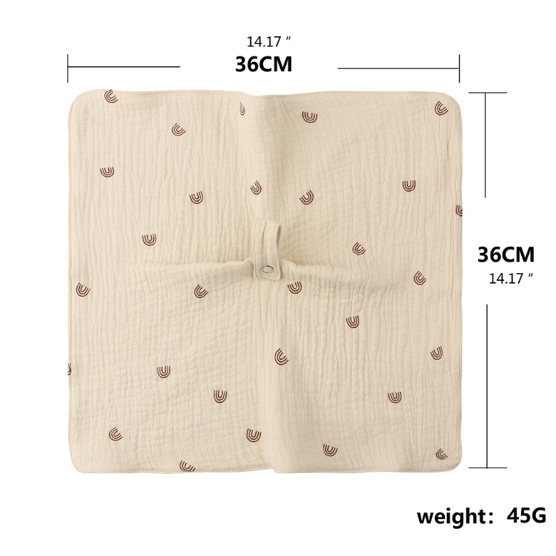 Khăn Tắm Bằng Vải Gạc Cotton Mềm Mại Thấm Hút Tốt Cho Bé