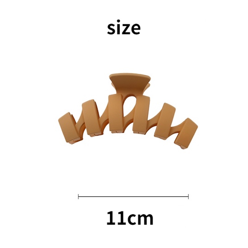 Kẹp tóc càng cua acrylic thiết kế phong cách Hàn Quốc đơn giản thời trang