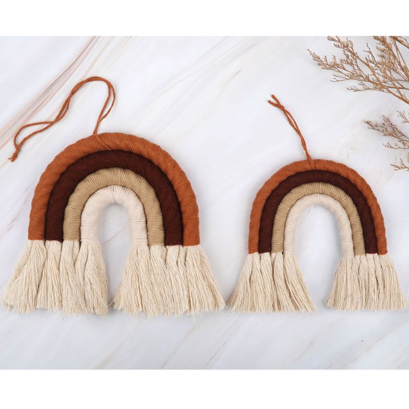 Phụ kiện trang trí dạng treo hình cầu vồng dễ thương bắt mắt