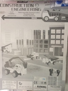 đồ chơi xe công trình  _ Toy car - construction engineering (6 in 1)