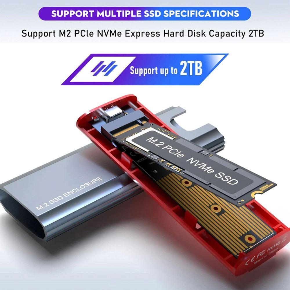BORAG Hộp Đựng Ổ Cứng Ngoài M.2 PCIe Type A Sang Type C 10Gbps
