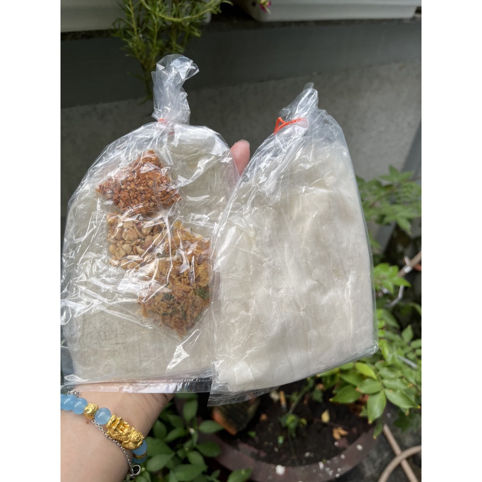 Combo 10 bịch bánh tráng muối tôm hành phi