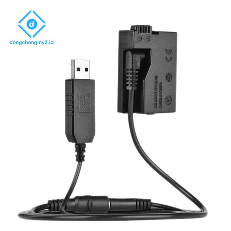 DR-E8 Dummy Battery for Canon EOS 550D 600D 650D 700D DSLR Cameras