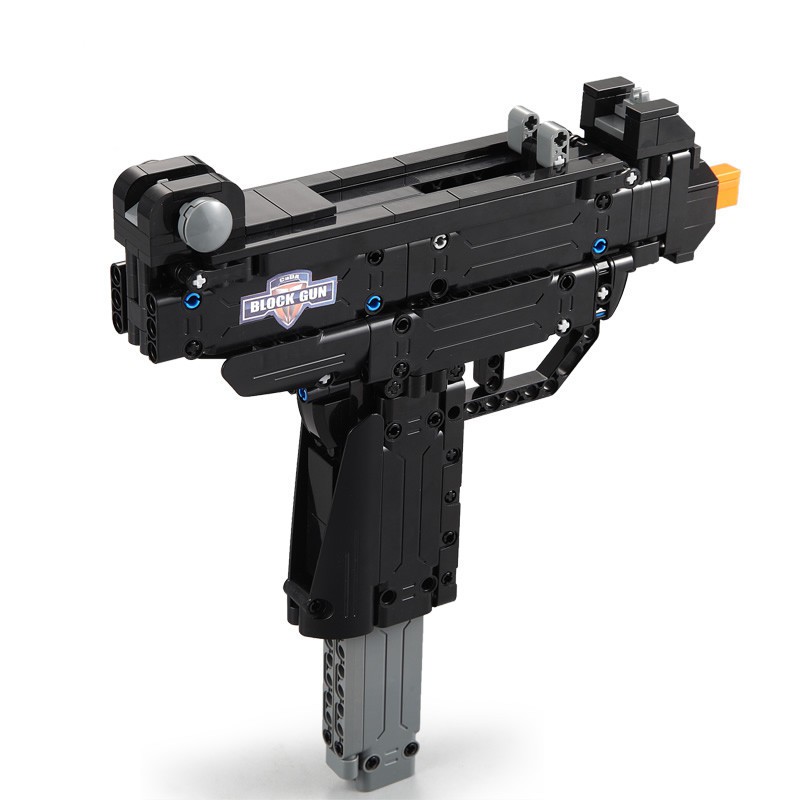 Bộ Lắp Ráp Kiểu Lego Mô Hình Súng Mini Gun Uzi PUBG 359 Mảnh Ghép