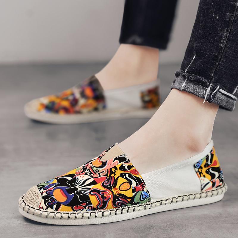 Giày vải Canvas thông thường Giày nam lười