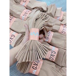 Set 10 Tất Nữ xỏ ngón chống nắng GVG, Tất Cổ Cao Da Chân Vải cotton dày dặn, mềm mịn cực êm chân