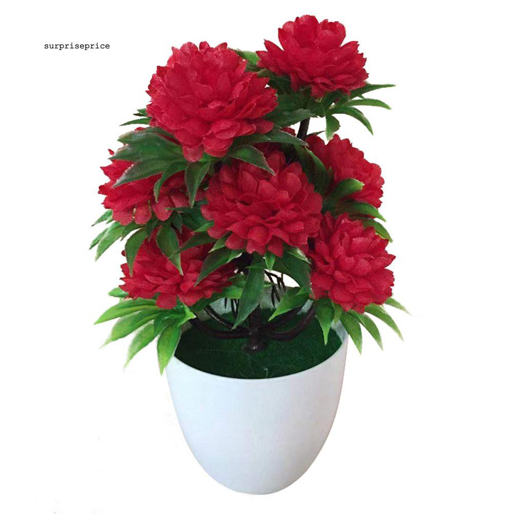 Chậu hoa cúc giả trang trí nhà cửa đa dụng