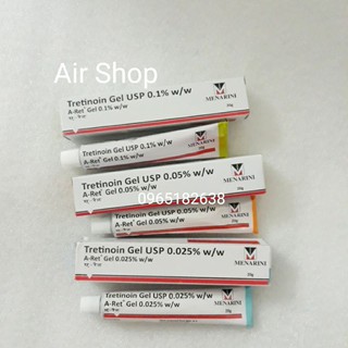Tretinoin aret gel usp 0.025% 0.05% 0.1% gel giảm mụn, chống lão hóa