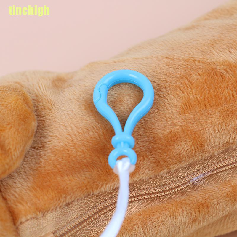 Túi đựng bút hình chú chó bằng nhung dễ thương tiện lợi