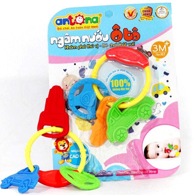 Ngậm Nướu Antona Hình Ô Tô Cho Bé Thời Kỳ Mọc Răng (Hàng VN) No183