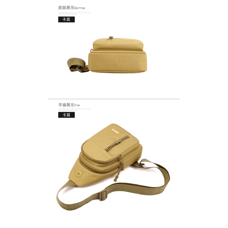 Túi đeo chéo thể thao họa tiết rằn ri thời trang dành cho nam