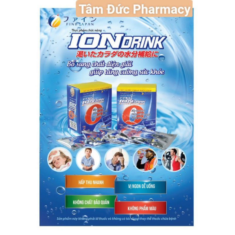 Bột bù nước điện giải FINE  Ion Drink