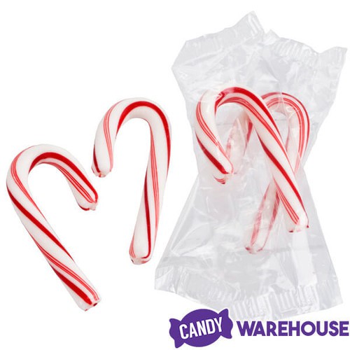 Kẹo Cây Gậy Bạc Hà Mini Brachs Peppermint Candy Canes - Mỹ