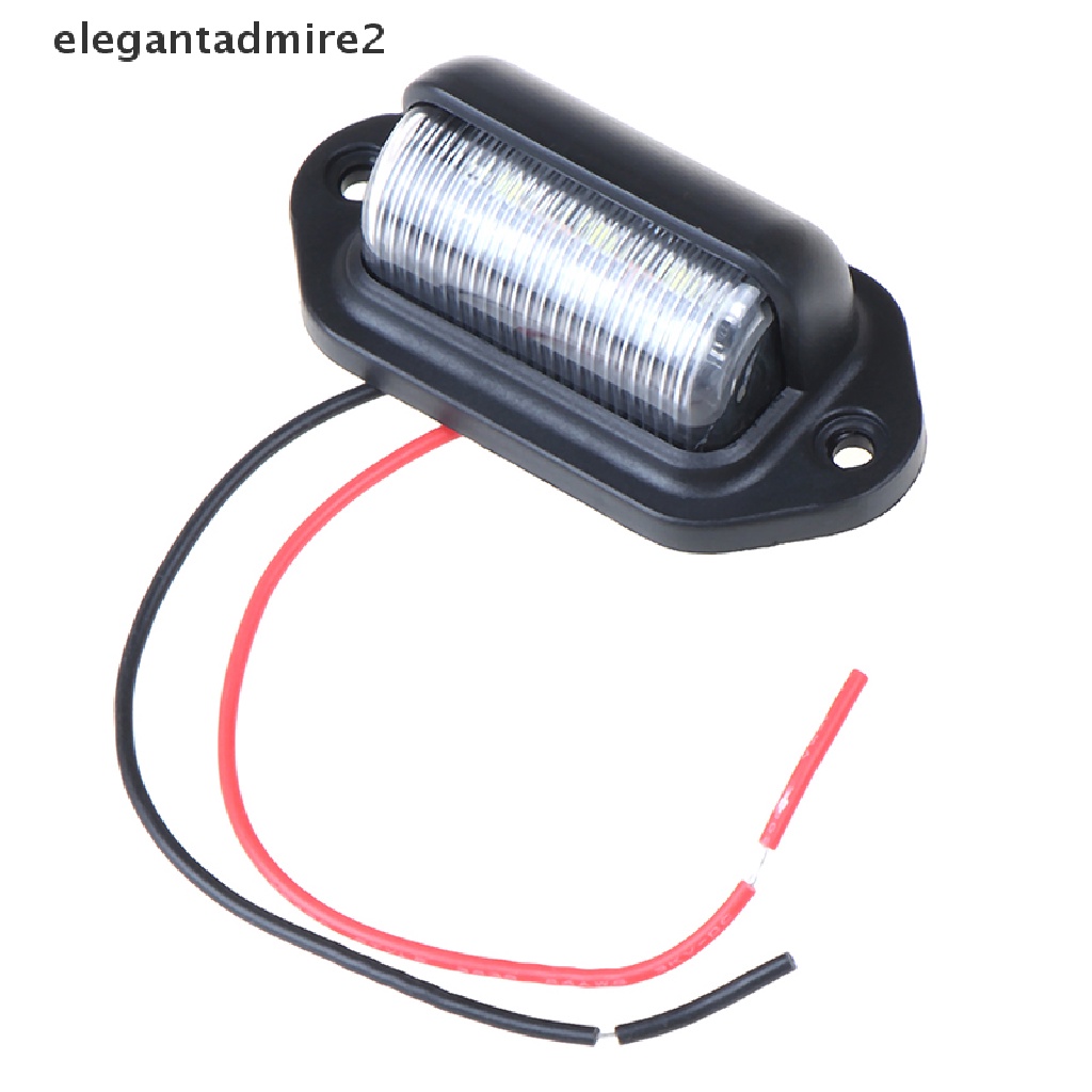 1 Đèn LED 6 Bóng 12V Chống Nước Gắn Biển Số Xe Hơi Xe Tải Tàu Thuyền