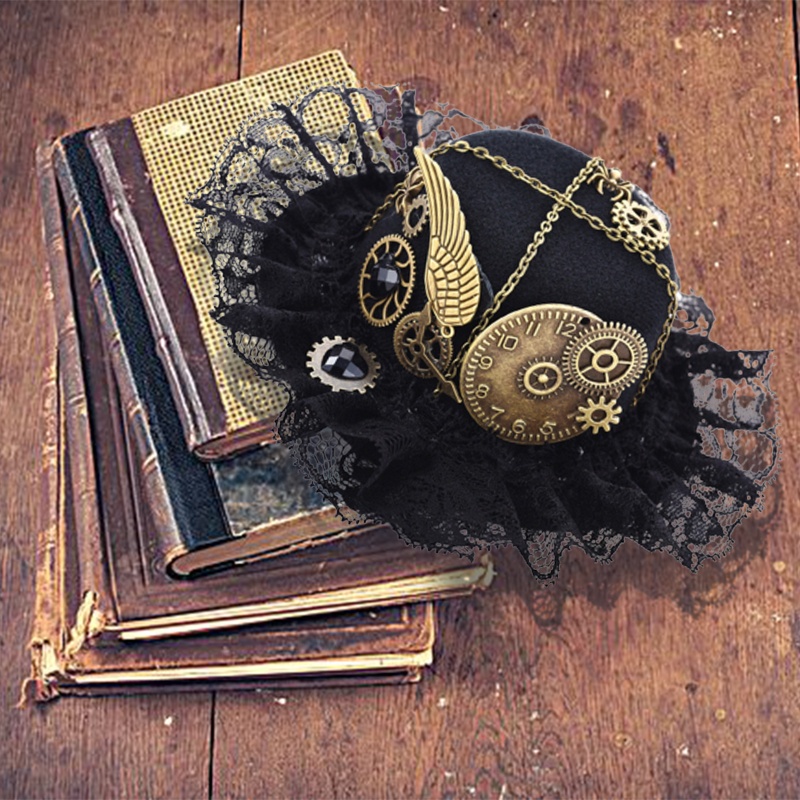 Kẹp Tóc Hình Nón Mini Phong Cách Lolita Thời Trang Cho Nữ