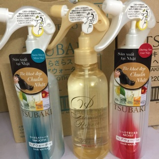 Xịt dưỡng tóc dưỡng ẩm và giữ nếp (Tsubaki moist hair water)