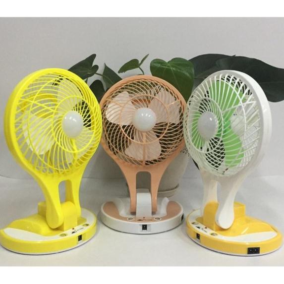 Quạt sạc tích điện mini Fan JR-5580 𝑺𝑰𝑬̂𝑼 𝑴𝑨́𝑻 𝑽𝑶̛́𝑰 3 𝑪𝑯𝑬̂́ Đ𝑶̣̂ siêu tiết kiệm pin