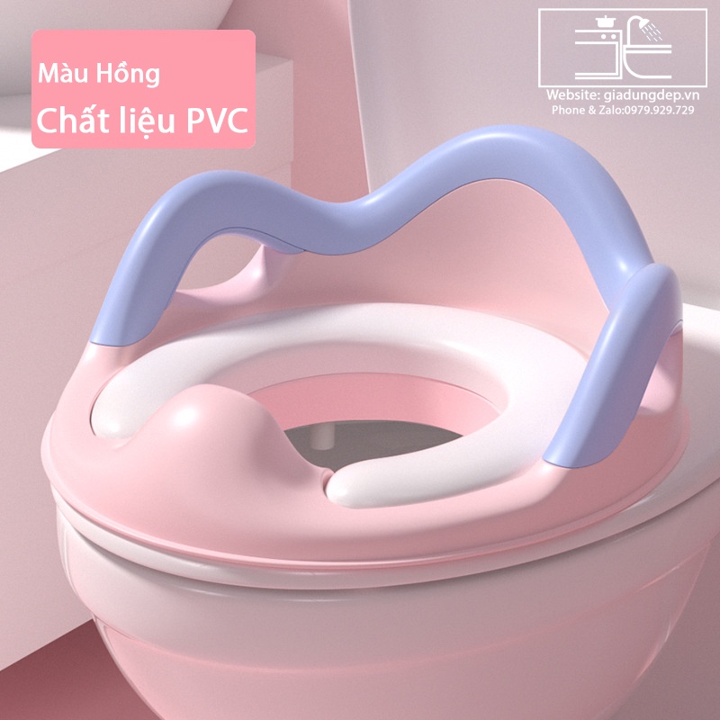 Bệ thu nhỏ bồn cầu đi vệ sinh cho bé ( hàng chuẩn cao cấp nhất thị trường ) - Rèn luyện bé tự lập
