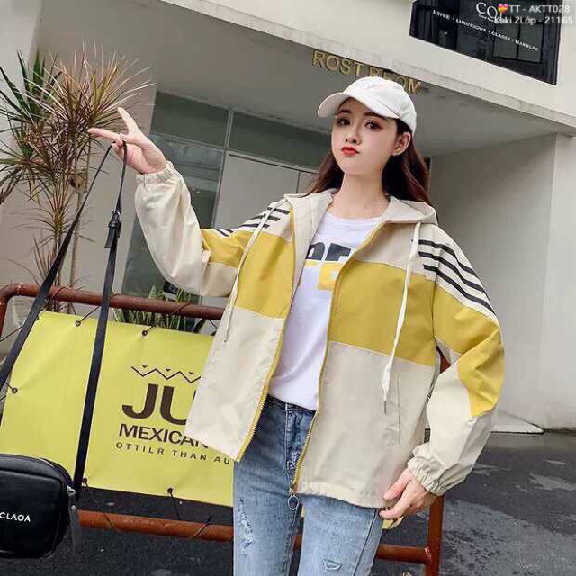 🌵 𝐓𝐡𝐞𝐔𝐥𝐳𝐳𝐚𝐧𝐠 🌵 053 Áo Khoác Bomber Kaki Phối Màu Chạy 3 Sọc (Kèm Video, Hình Thật) | BigBuy360 - bigbuy360.vn