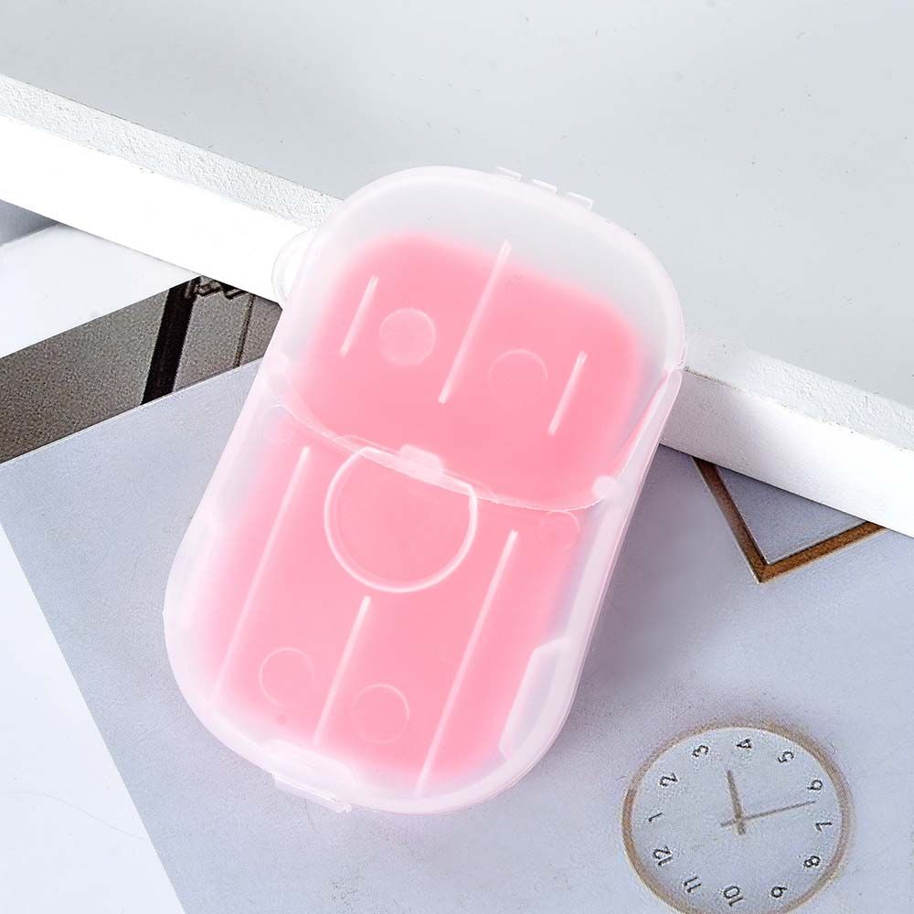 Hộp 50 xà phòng giấy dùng một lần tiện dụng khi đi du lịch