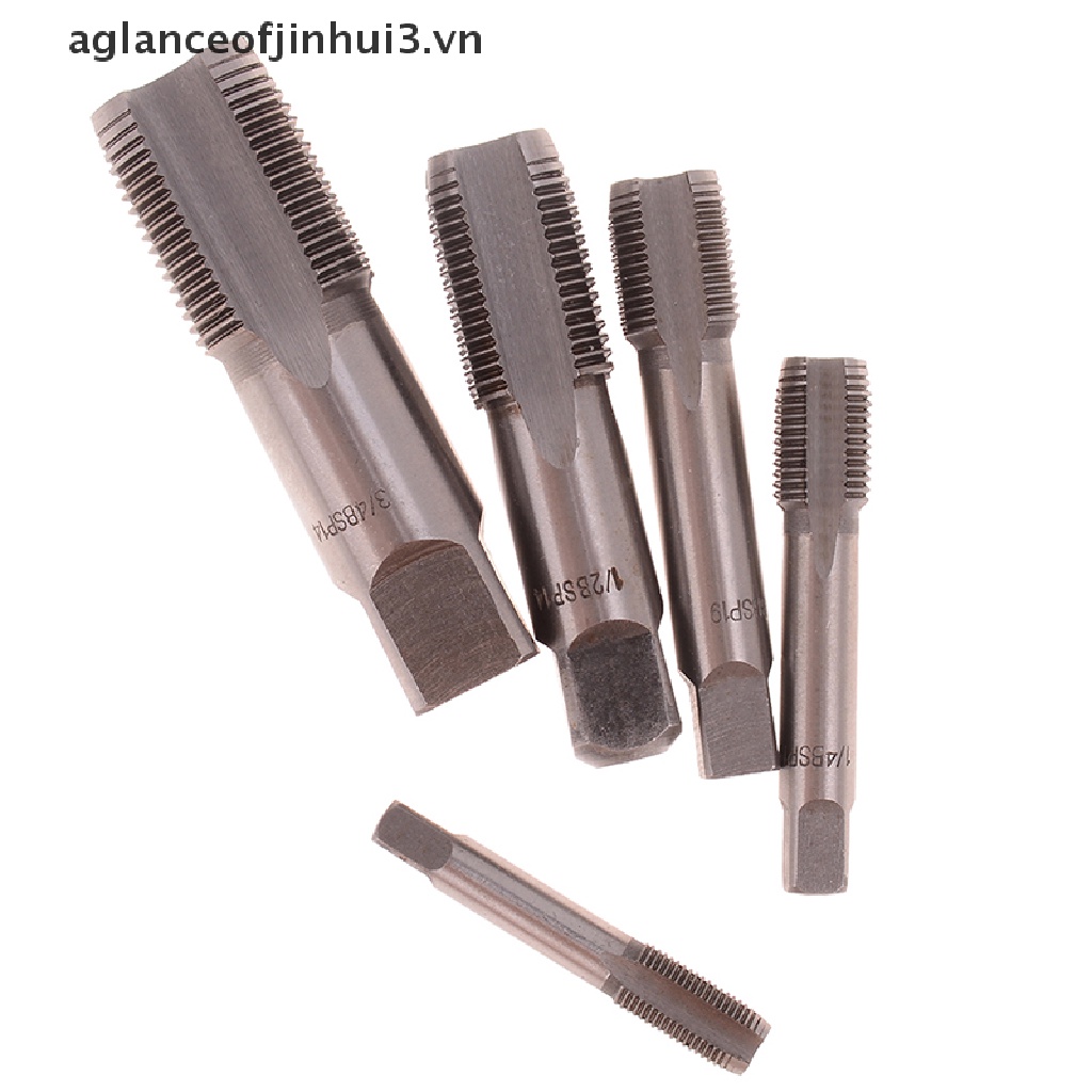 Dụng Cụ Cắt Ren Xoắn Ốc Bằng Kim Loại BSP HSS G1 / 8 1 / 4 3 / 8 1 / 2 3 / 4