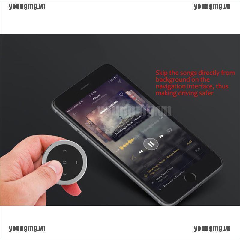 YG 1 Set Wireless Bluetooth Media Steering Wheel Remote Control Mp3 Music Player