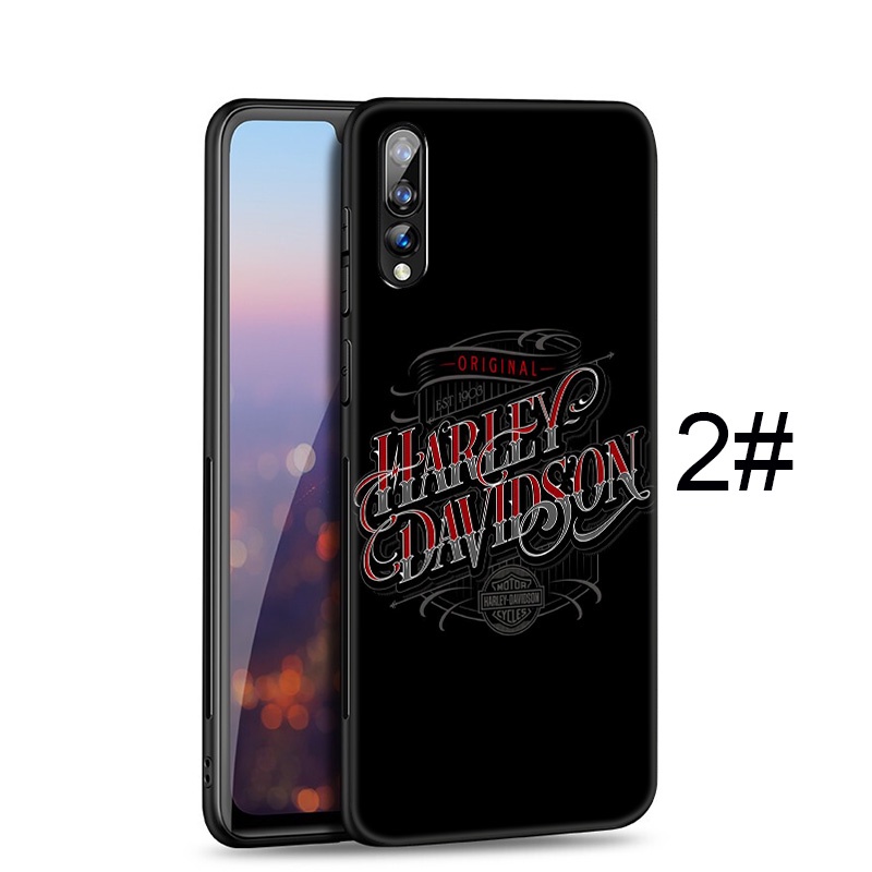 Ốp điện thoại họa tiết Harley davidson LU168 cho Huawei Y6P Y7A Y9A Y6 Y7 Prime 2019 2018 2017