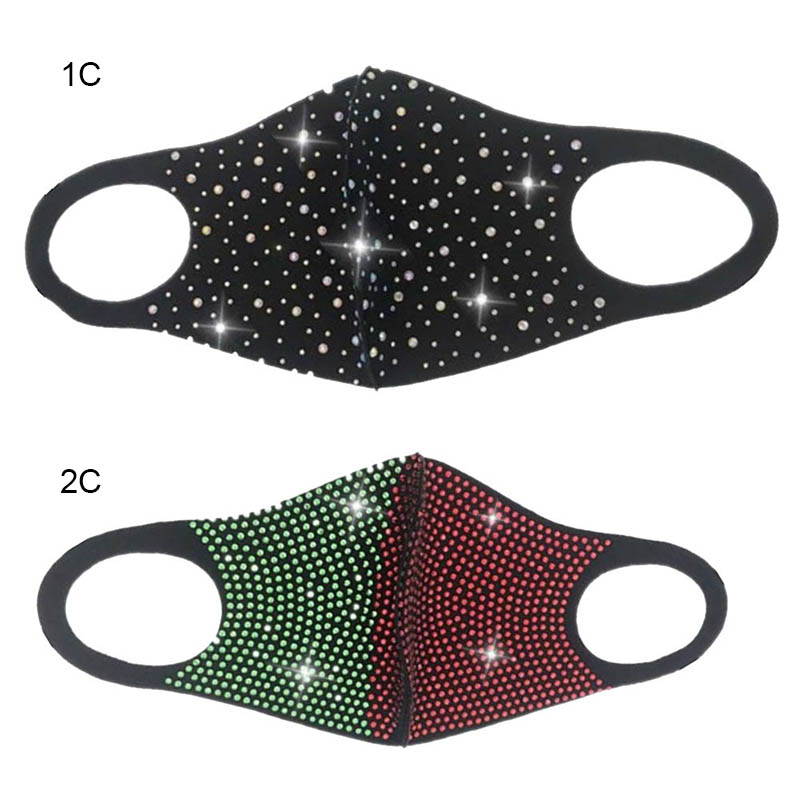 Khẩu Trang Cotton Đính Đá 3d Jp06