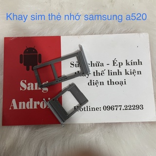 ✅ khay sim khay thẻ nhớ samsung a520 a5 2017 màu trắng