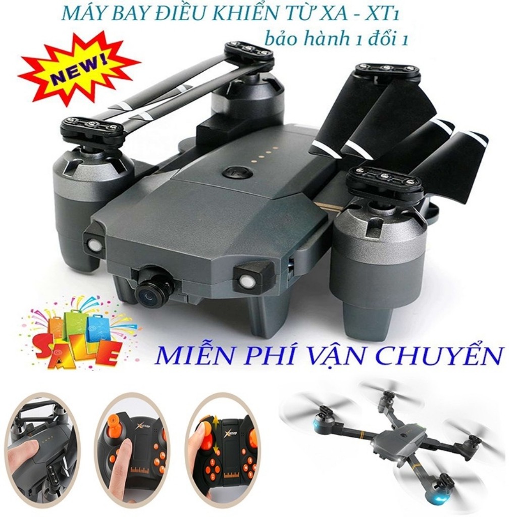 Flycam XT-1 Máy Bay Điều Khiển Từ Xa Kết Nối Wifi Quay Phim Chụp Ảnh Full HD 720P Bảo Hành 1 Đổi 1