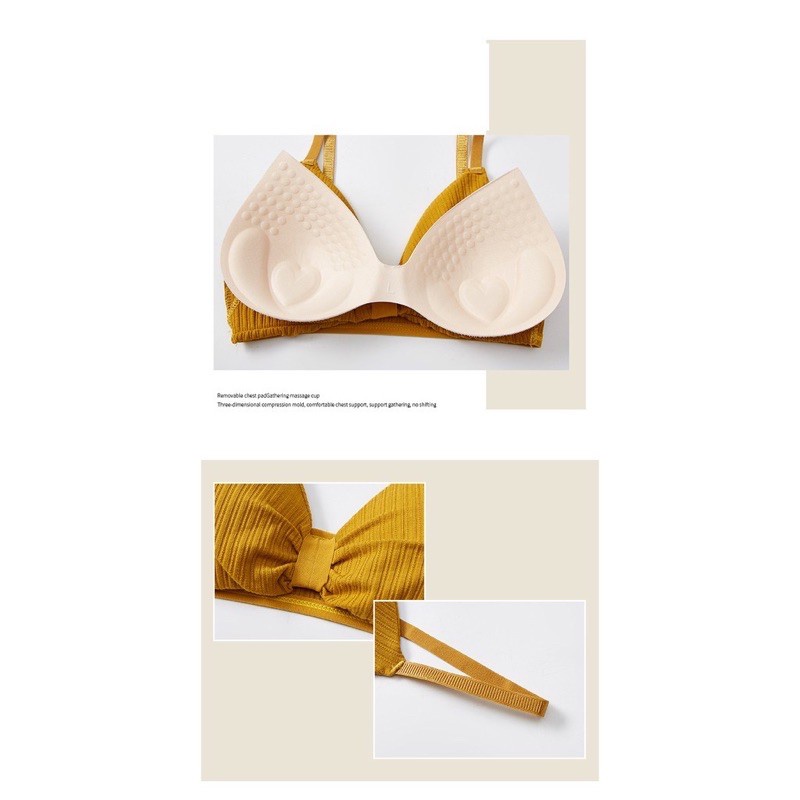 Áo Bra Len Tăm Hình Nơ Đệm Dày 9932 - LADY