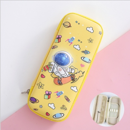 [Hàng Sẵn] Hộp đựng bút EVA + PU 2021 Sức chứa lớn Tiện Ích