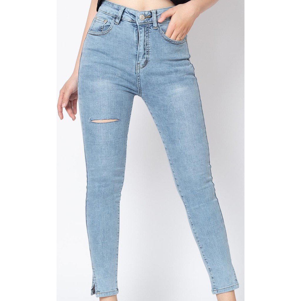 Quần Jean Rách Skinny J0062